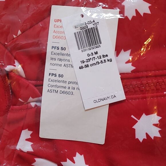 New With Tag Old Navy Long-Sleeve Side-Tie One-Piece Rashguard Swimsuit For Baby - Picture 5 of 6